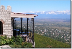 View towards Caucasus from Signagi